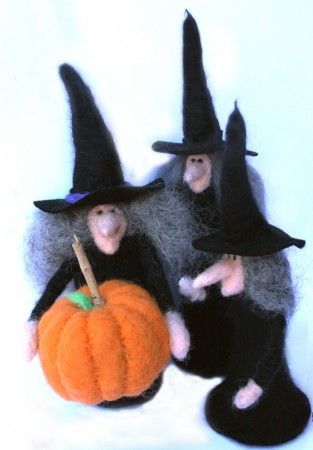 Felted Witch, Felted Halloween, Witch Kit, Felting Tutorial, Craft Boxes, Wool Needle Felting, Monthly Crafts, Needle Felting Tutorials, Felt Halloween