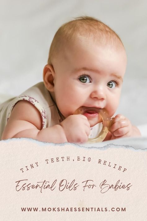 "Happy Gums, Happy Babies 😃: Essential Oils for Teething Relief" Essential Oils For Teething, Baby Teething Remedies, Essential Oils For Babies, Teething Relief, Decrease Inflammation, Baby Teeth, Happy Baby, Little One, Gum