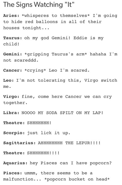 Zodiac squad #ARIES I am SOOO gonna do that<<< #sagittarius i would be screaming👌 Zodiac Signs Friend Groups, Zodiac Friend Groups, Zodiac Squad, Aries Things, Taurus Things, Zodiac Stories, Funny Zodiac, Zodiac Sign Fashion, Popcorn Bucket