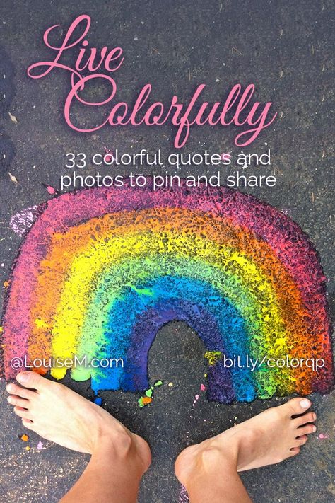 Coveting colorful quotes? Here's a rainbow of vibrant quotes for you to pin and share, plus fun photos from The Color Run - a must-attend event for color cravers! Check it out on the blog. Vibrant Quotes, Holi Quotes In English, Colors Quotes, Make Me Happy Quotes, Colorful Quotes, Quotes And Pictures, Bright Quotes, Quote Images, Rainbow Quote