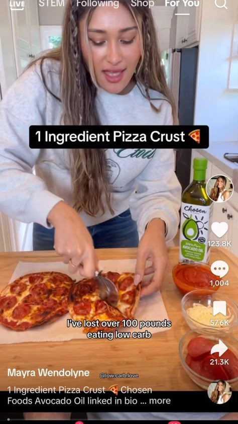 Ketone Recipes, Low Carb Love, Healthy Plate, Tortilla Pizza, Low Carb Easy, Healthy High Protein Meals, Keto Pizza, Low Carb High Protein, Low Carb Pizza