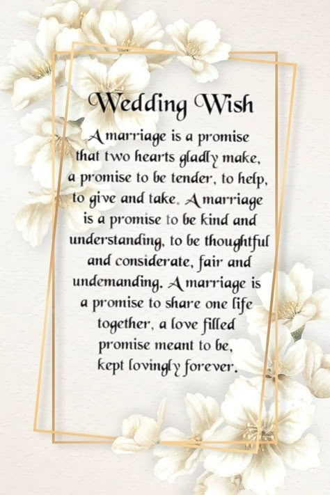 Wedding Sentiments For Cards, Marriage Blessings, Wedding Card Verses, Wedding Messages To Bride And Groom, Anniversary Verses, Wedding Wishes Messages, Marriage Poems, Wedding Wishes Quotes, Wedding Card Quotes