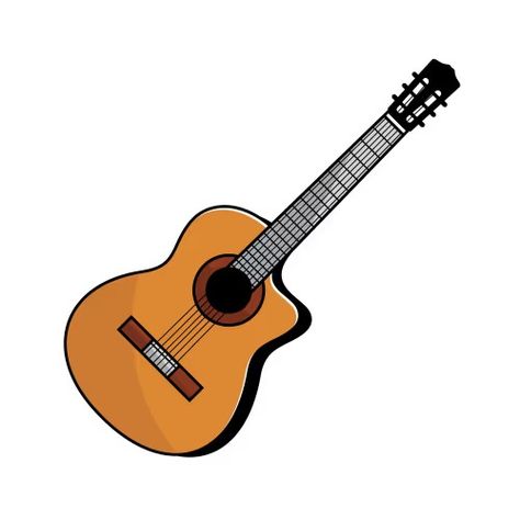 Guitar Royalty Free Vector Image - VectorStock Guitar Png, Guitar Clipart, Guitar Illustration, Guitar Vector, Guitar Drawing, Music Wallpaper, Free Icon, Hand Drawing, Transparent Png