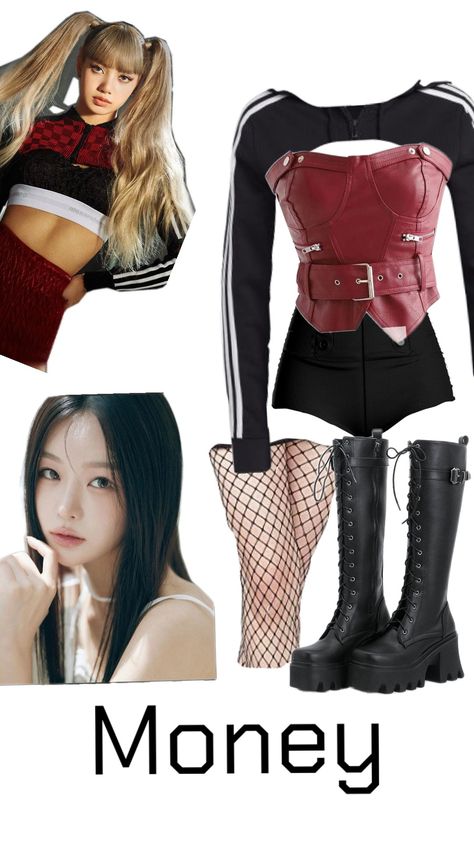 #Lisa #Money #kpop #fyp #music K Pop Idol Outfits Female, Lisa Stage Outfits, Dj Outfit, Lisa Money, Preformance Outfits, Kpop Style, Me Me Me Song, Stage Outfits, Dj