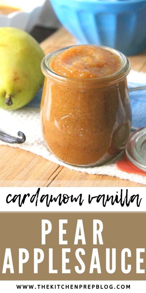 Pear Applesauce, Canning Tips, Spiced Pear, Kitchen Prep, Family Friendly Dinners, Pescatarian Recipes, Fall Spices, Garden Recipes, Fall Treats