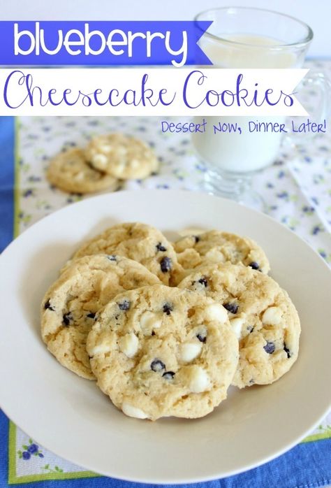 Dessert Now, Dinner Later!: Blueberry Cheesecake Cookies Blueberry Cheesecake Cookies, Muffin Mix Recipe, Biscotti Cheesecake, Blueberry Muffin Mix, Blueberry Cookies, Cake Mixes, Cheesecake Cookies, Muffin Mix, Cookies Chocolate