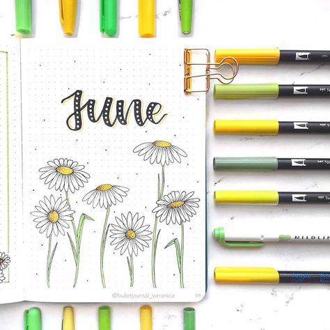 45+ Monthly Bullet Journal Cover Page Ideas - Beautiful Dawn Designs June Bullet Journal Ideas, June Cover Page, June Bullet Journal, Monthly Bullet Journal, Cover Page Ideas, Bullet Journal Headers, Bullet Journal Cover, January Bullet Journal, Bullet Journal Set Up