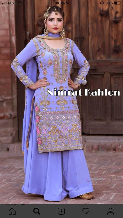 Jaggo Outfit Punjabi, Jaggo Outfit, Indian Fancy Dress, Bridal Suits Punjabi, Punjabi Sharara, Punjabi Outfits, Indian Designer Suits, Fancy Dresses Long, Dress Neck Designs