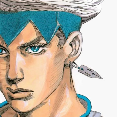 Rohan Kishibe Icons, Rohan Kishibe, Tumblr, Anime, Hair, Pins, Blue