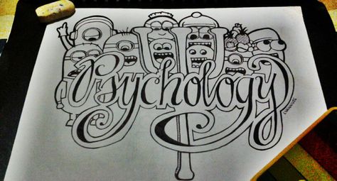 Psychology Psychology Doodle Art, Psychology Doodles, Dark Doodles, Project Work, Doodle Art, Psychology, Doodles, Quick Saves, Art