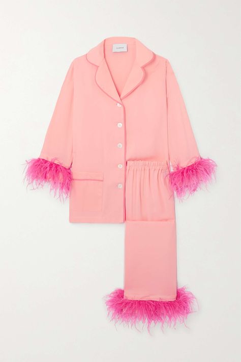 Designer Pajamas, Birthday Haul, Parental Guidance, Pink Pajamas, Pink Set, Cute Pajamas, Pink Feathers, Women Nightwear, Thanksgiving Outfit