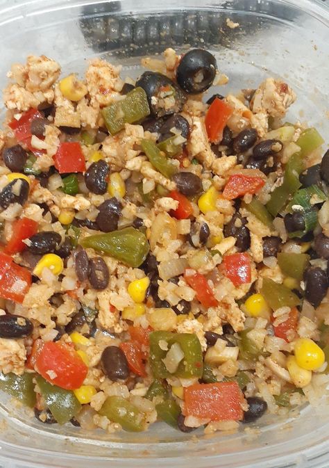 Cauliflower Rice Bowl, Mexican Cauliflower Rice, Weight Watchers Vegetarian, Mexican Cauliflower, Crustless Pizza, Riced Veggies, Seasoning And Spice, Rice Bowls Recipes, Hot And Spicy