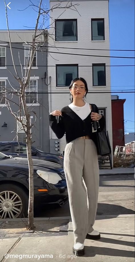 Work Place Outfits Casual, Semi Business Casual Women, Megmurayama Outfits, Meg Murayama Outfits, Meg Murayama, Work Outfits Women Plus Size, Tik Tok Outfits, Mode Inspo, 가을 패션