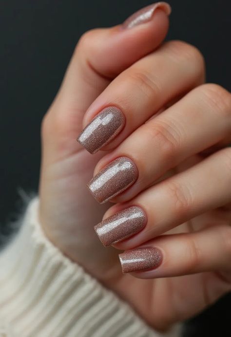 Shimmer and shine your way to glamour with these sleek, glittering nails! ✨💅️ Ready to dazzle? Discover more styles at https://www.nailspire.com/glitter-nail-designs/sleek-rectangular-shape-well-nail-art-idea-2698. Click the link to find your next favorite look! #NailInspo #GlitterNails #ManicureMagic Shimmer Nail Designs, Glittery Nude Nails, Chic Minimalist Style, Nail Shimmer, Stunning Nail Designs, Shimmer And Shine, Nail Designs Glitter, Shimmer N Shine, Glitter Nail