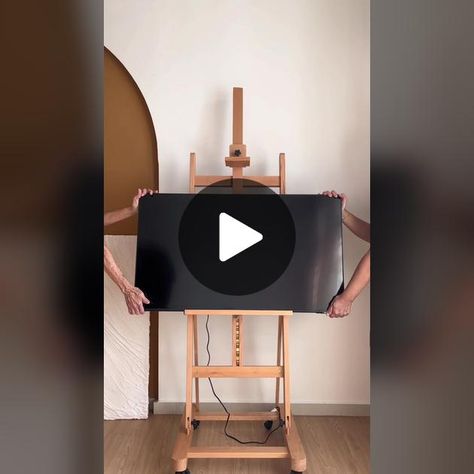 Easy hack - an alternative to the usual tv console #sghomedecor #tikt... | TikTok Alternatives To A Tv Stand, Easel Tv Stand, Diy Easel, Tv Console, A Tv, Simple Tricks, Tv Stand, Tv, Quick Saves