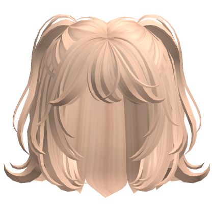 Roblox High Pigtails Short Hair, Half Up Half Down Pigtails Short Hair, Half Pigtails, Half Up Pigtails, Half Down Pigtails, Blond Pigtails, Short Pigtails, Half Up Half Down Pigtails, Blonde Hair Roblox