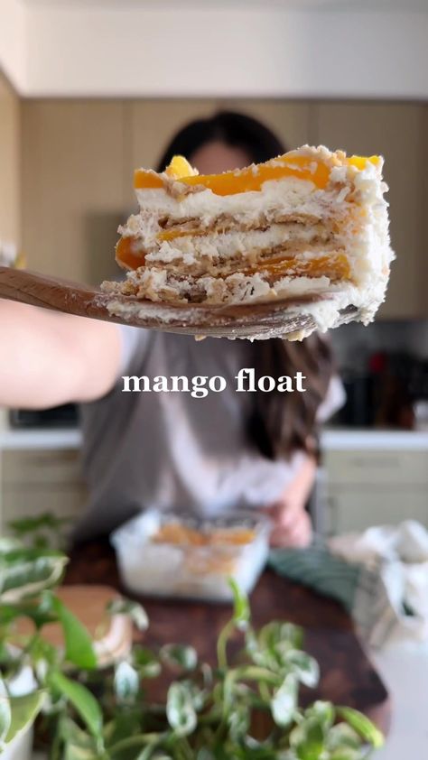 easy mango dessert: Filipino mango float 🥭 #easyrecipe #mangorecipe #... | Easy Dessert Recipes | TikTok Mango Float Filipino Recipe, Filipino Mango Float, Mango Float Filipino, Filipino Mango, Dessert Filipino, Mango Float, Recipes Tiktok, Filipino Recipe, Mango Dessert