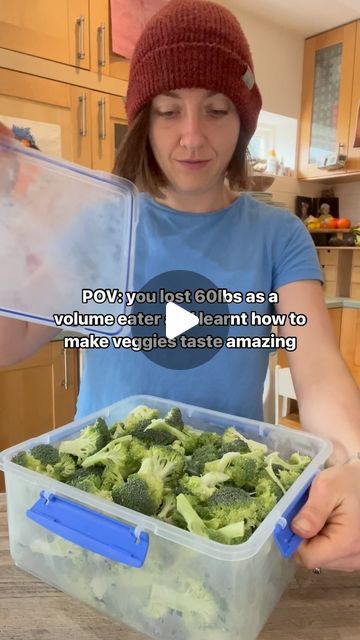 Low Calorie Bulk Foods, Ways To Get Veggies In Diet, Vegetable Meal Prep For The Week, Meal Prep With Broccoli, Low Calorie Density Meals, Large Low Calorie Meals, Low Calorie Density Foods, Vegan Volume Eating, Easy Low Calorie Meal Prep