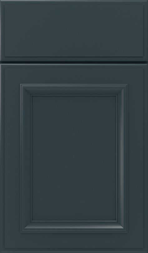 Maritime Blue Cabinet Paint on Maple - Diamond Cabinetry Maritime Paint Color, Needle Point Navy Cabinets, Maritime Blue Kitchen Cabinets, Maritime Cabinets, Sw Mount Etna, Adu Kitchen, Lake Bedroom, Colored Cabinets, Diamond Cabinets