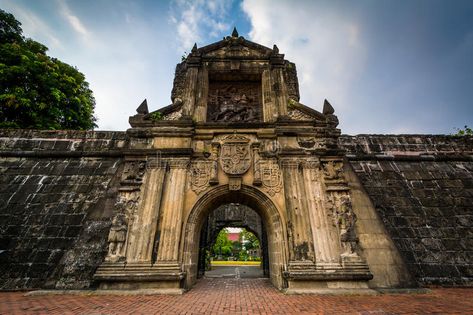 Entrance to Fort Santiago, in Intramuros, Manila, The Philippine. S #Sponsored , #sponsored, #paid, #Fort, #Philippine, #Manila, #Entrance Luzon Philippines, Fort Santiago, Rizal Park, Philippines Cities, Spanish Conquistador, Walled City, Manila Philippines, Tourist Spots, Famous Places