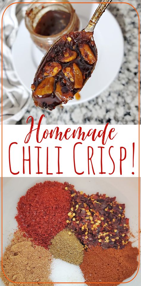 Chili Crisp Recipe, Canning Chili, Chili Oil Recipe, Chili Crisp, Low Carb Chili, Chilli Oil, Savory Pies, Pepper Spice, Homemade Marshmallows