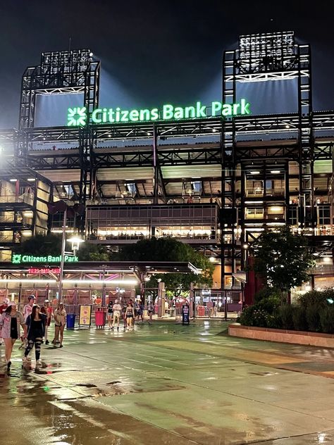 Citizens Bank Park, Philadelphia Phillies Baseball, Philly Sports, Phillies Baseball, Computer Backgrounds, Fake Pictures, Philadelphia Phillies, Iphone Photography, Late Summer