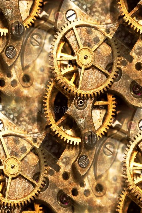 Clockwork gears abstract. Vintage watch parts as abstract , #AD, #abstract, #gears, #Clockwork, #parts, #watch #ad Steampunk Birds, Album Illustration, Steampunk Background, Watch Reference, Steampunk Artwork, Clock Gears, Gear Wheels, Diesel Punk, Antique Watch