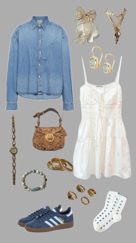 #thanksgiving #outfitinspo #goldjewelry #sambas #denim #vintage #thrift Casual Thanksgiving Outfits, Vintage Thrift, Thanksgiving Outfit, Thanksgiving, Outfit Inspo