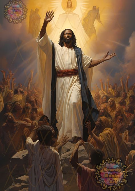 🌺African American Praying Jesus / Black Praying Jesus Poster😍 This detailed poster will effortlessly elevate any room in your home, and will grab your guests attention. 🎀  𝒫𝐿𝐸𝒜𝒮𝐸 𝒩❤𝒯𝐸:  🎀 The frame is not included in this purchase, its for illustration purposes only. The appearance of colors may vary depending on your screen settings. 🎀  𝐼𝒯𝐸𝑀 𝒟𝐸𝒮𝒞𝑅𝐼𝒫𝒯𝐼😍𝒩  🎀 ♥ The 200 gsm/ 80 lb paper weight makes it durable and long-lasting. ♥ We use FSC-certified paper or equivalen Black Christian Art, Jesus Wall Art, Jesus Prints, Black Jesus, Jesus Praying, Christian Artwork, Christian Posters, Afrocentric Art, Black Art Pictures