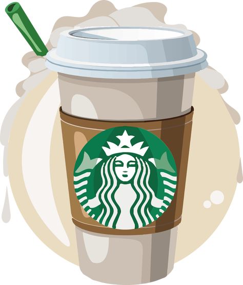 Starbucks coffee Starbucks Cup Drawing, Kawa Starbucks, Starbucks Drawing, Starbucks Illustration, Starbucks Pictures, Copo Starbucks, Starbucks Party, Starbucks Wallpaper, Starbucks Art