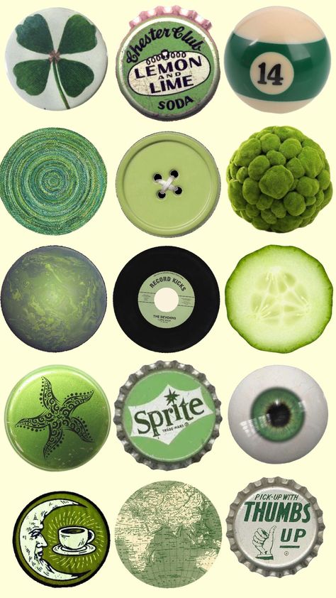 circles -green Collage Green Aesthetic, Aesthetic Circle, Ig Icons Highlights Aesthetic, Circle Collage, Circle Painting, Green Highlights, Digi Scrapbooking, Digital Business Card, Collage Making