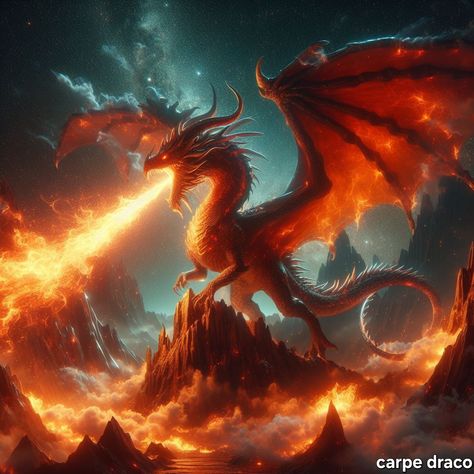 Dragon Digital Art, Dragon Breathing Fire, Dragon Breathing, Elemental Dragons, Breathing Fire, Dragon Artwork Fantasy, Cool Dragons, 다크 판타지, Dragon Pictures