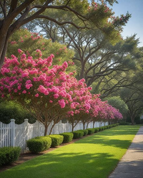 10 Best Trees To Plant Along Fence Plants Next To Fence, Privacy Border Landscaping Ideas, Landscaping Next To Fence, Fence Line Privacy Landscaping, Small Yard Privacy, Flowers Along Fence Line, Backyard Trees Along Fence, Trees Along Fence Backyards, Plant Along Fence