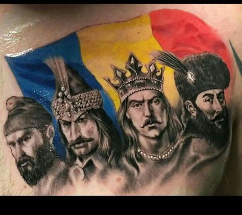 Romanian Tatoos, Romania Tattoo Ideas, Dacic Wolf Tattoo, Romanian Tattoo Traditional, Romanian Tattoo Ideas, Romania Tattoo, Romanian Tattoo, Dracula Tattoo, Poker Tattoo