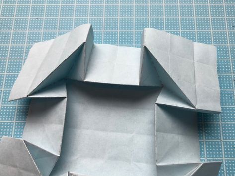 Origami Tessellation, Folding Ideas, Design Institute, Folded Paper, Grid Print, Paper Folding, Building Block, Building Blocks, Origami