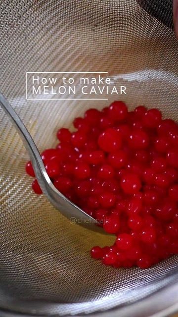 Michal Kováč | Online Culinary Coach on Instagram: "Food spheres aka fruit caviar is a great component for your cold dishes. If you would like to learn how to make this cool fine dining garnish from any liquid you want, commend below "caviar" and I will send you my full masterclass 🤩 #cookingtutorial #cookinglover #cookingtips #cookingideas #cookingadvice #learntocook #pastryinspiration #pastryart #pastryschool #pastryporn #pastrydecoration #homecooking #homeplating #michelinstar #finedininglovers #finediningrecipes #finediningfood #foodporn #foodart #foodhack #moleculargastronomy" Fruit Caviar, Food Garnish, 2023 Food, Pastry School, Cooking Lover, Cooking Advice, Cooking Tutorials, Fine Dining Recipes, Cold Dishes