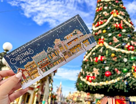 FIRST LOOK at the MAP at Mickey's Very Merry Christmas Party in Disney World | the disney food blog Mickeys Very Merry Christmas, Mickey's Very Merry Christmas Party, Disney World At Christmas, Mickeys Christmas Party, Disney Christmas Party, Magic Kingdom Map, Disney World Christmas, Very Merry Christmas Party, Mickey Christmas