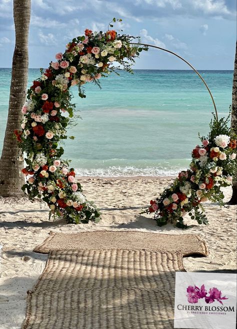 Wedding Boutique, Riviera Maya, Make Design, Wedding Florist, Tulum, Background Design, Cherry Blossom, Wedding Ceremony, Gazebo