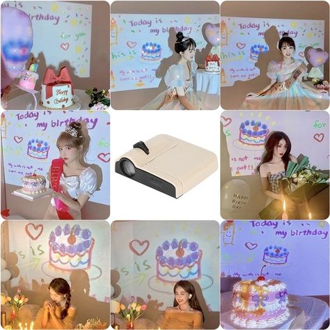 “birthday projector 🎂 🔗 https://t.co/tnqOSsgEGS” Gif Instagram Aesthetic, Birthday Projector, Concert Bags, Projection Lamp, Gif Instagram, 21 Birthday, Today Is My Birthday, Banner Backdrop, Photo Background