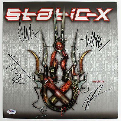 STATICX SIGNED MACHINE ALBUM FLAT W/ ALL 4 MEMBERS! PSA/DNA *Z03448 -- To view further for this item, visit the image link-affiliate link. #entertaimentcollectiblesvinylrecords Static X, Cd Collection, Vinyl Records, The Lord, Random Stuff, Dj, Cd, Collectibles, Entertainment