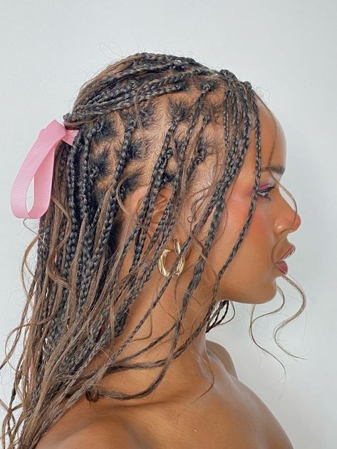 Goddess Boho Braids, Brown Braids, Hair Growth Methods, Goddess Braids Hairstyles, Cute Box Braids Hairstyles, Protective Hairstyles Braids, Pretty Braided Hairstyles, Girls Hairstyles Braids, Protective Style