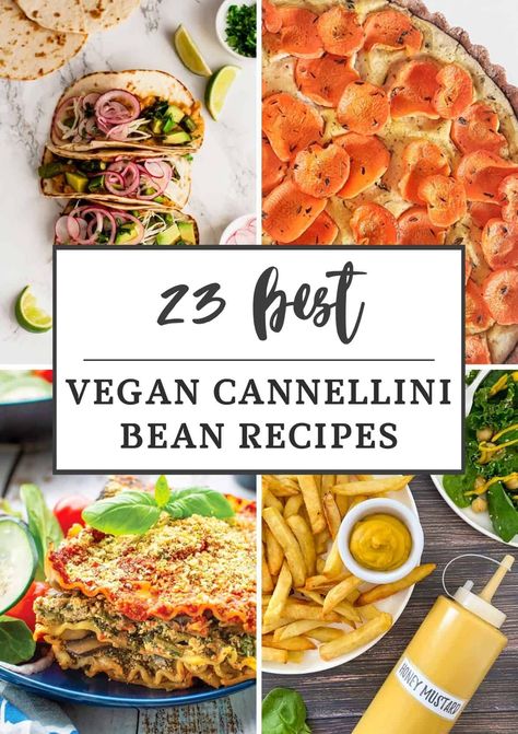 23 Best Vegan Cannellini Bean Recipes Vegan Canelli Bean Recipes, Cannellini Bean Recipes Vegan, Cannelli Bean Recipes, Canneli Bean Recipes, Canelli Beans, Cannellini Bean Recipes, Healthy Bean Recipes, Recipes Using Beans, Vegan Bean Recipes