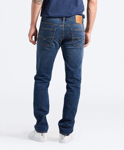 Levi's® 511 ADAPT Slim Fit Mens Jeans - Caspian Adapt - W30 L32 Levis 511 Men Outfits, Outfits Uni, Slim Fit Mens Jeans, Jeans Store, Levis 511 Slim, Mens Workwear, Lined Jeans, Well Groomed Men, Levi’s Jeans