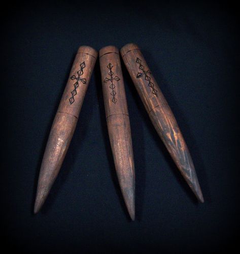 Classic Handmade Wooden Vampire Stakes  The by CaptainMcAnen Stake Vampire, Vampire Stake, Vampire Drawing, Wooden Stake, Wood Stake, Blood Hunter, Trevor Belmont, Buffy Summers, Vampire Academy