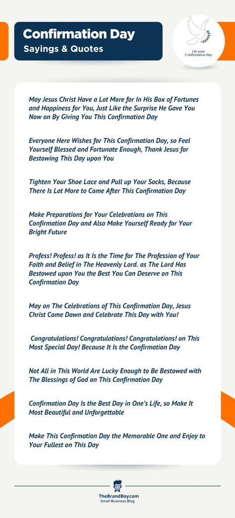 203+ Confirmation Quotes For A More Positive You (Images) - Thewordyboy Confirmation Wishes, Confirmation Quotes, Hearty Congratulations, Sunday School Crafts For Kids, Congratulations To You, Blessed Quotes, Have Faith In Yourself, Wish Quotes, You Are Blessed