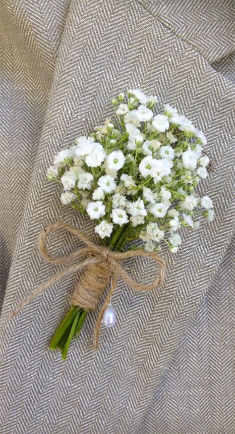 Skirt Diy, Wedding Crashers, Boutonniere Wedding, Deco Floral, Baby's Breath, Happy Wedding, Groom And Groomsmen, How To Preserve Flowers, Boutonniere