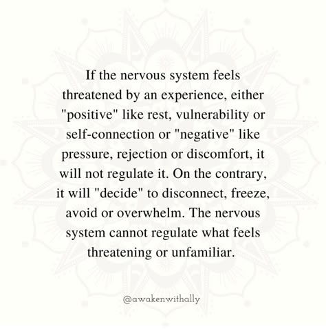 Somatic Quotes, Nervous System Regulation Quotes, Brain Nervous System, Emotional Detachment, Healing Quotes Spiritual, Healing Journaling, Self Exploration, Mental Health Facts, Recovery Quotes