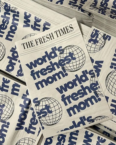 Fresh Sends on Instagram: “One more look at this week’s Mother’s Day edition newspaper 🥹 Next up: Summer ‼️⛱” Mother Day Aesthetic, Graphic Design Gift Ideas, Newspaper Packaging, Aesthetic Mothers Day Gifts, Fresh Sends, Newspaper Marketing, Diy Gift Aesthetic, Moms Day Gifts, Mothers Day Gifts Aesthetic