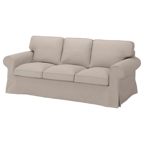 UPPLAND Sofa - Totebo light beige - IKEA Ektorp Sofa Cover, Cama Ikea, Ikea Kivik, Ektorp Sofa, Ikea Sofas, Laminated Veneer Lumber, Ikea Ektorp, Ikea Sofa, Three Seat Sofa