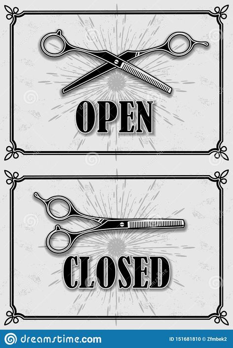 Barber Poster, Modern Barber Shop, Logo Barber, Barbershop Design Interior, Interior Design India, Hair Salon Interior Design, Salon Interior Design Ideas, Barber Shop Sign, Open & Closed Signs